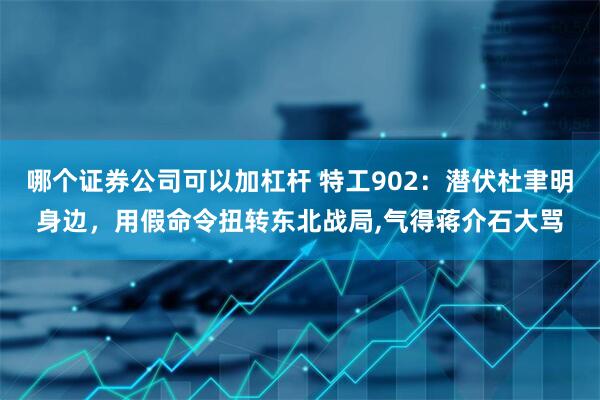 哪个证券公司可以加杠杆 特工902：潜伏杜聿明身边，用假命令扭转东北战局,气得蒋介石大骂