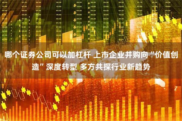 哪个证券公司可以加杠杆 上市企业并购向“价值创造”深度转型 多方共探行业新趋势